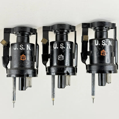 Lot of (3) 1943 Western Electric 726B Tubes and Boxes Tuned Oscillator Tubes