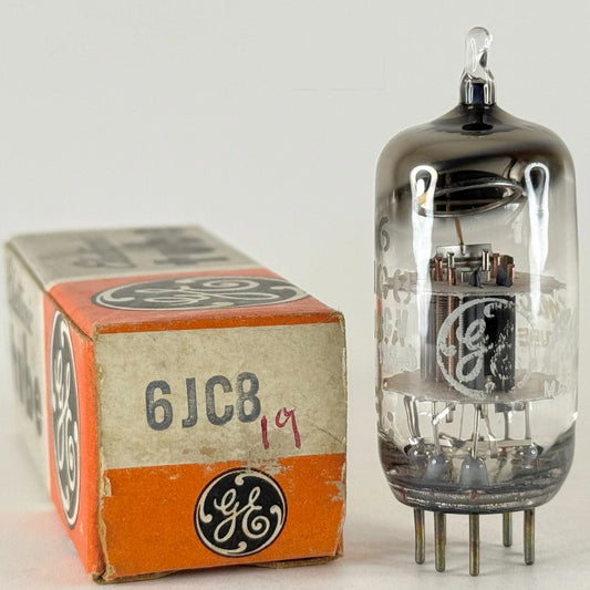 (1) Tested Very Strong GE 6JC8 Tube with Box Date Code CV Triode Pentode Tube