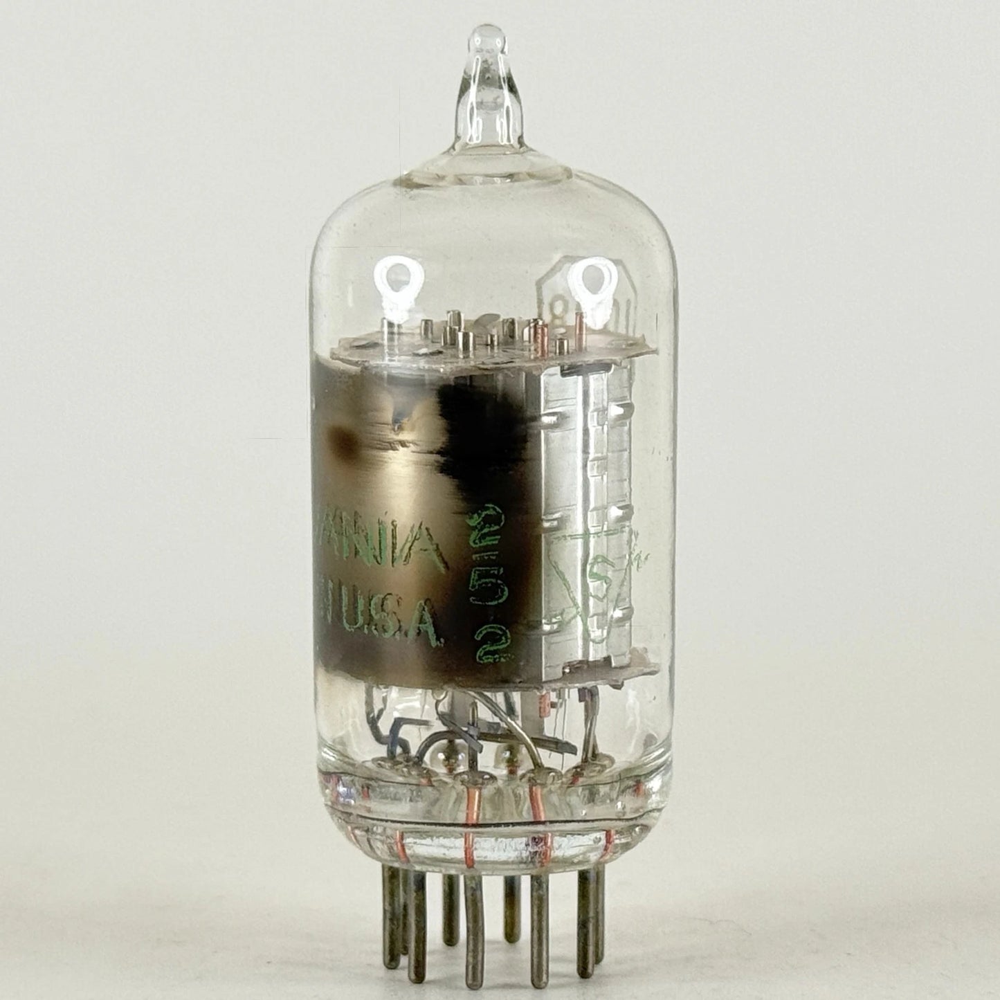 (1) Tested Sylvania 19C8 Tube with Box Date Code 2-52 Triple Diode Triode Tube