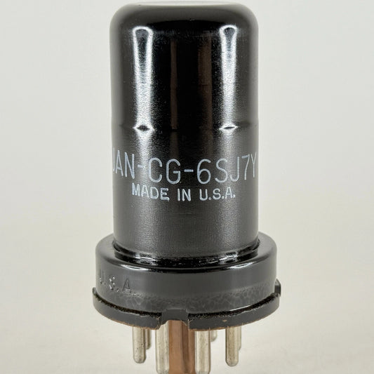 (1) Tested GE JAN CG 6SJ7Y Tube Date Code 66-09 6SJ7 Mil-Spec Pentode (b)
