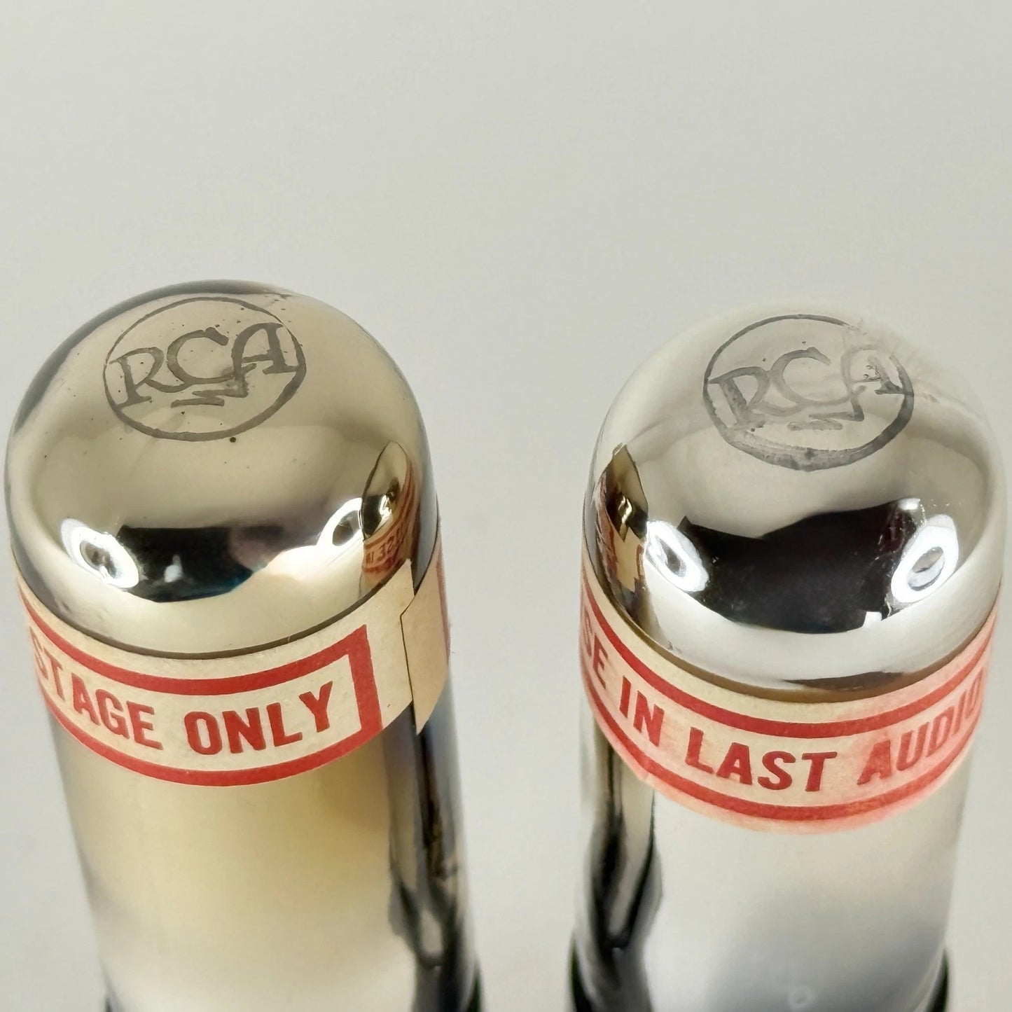 Tested Balanced Matched Pair RCA Radiotron UX-120 Tubes Type 20 UX 120 Tubes (f)