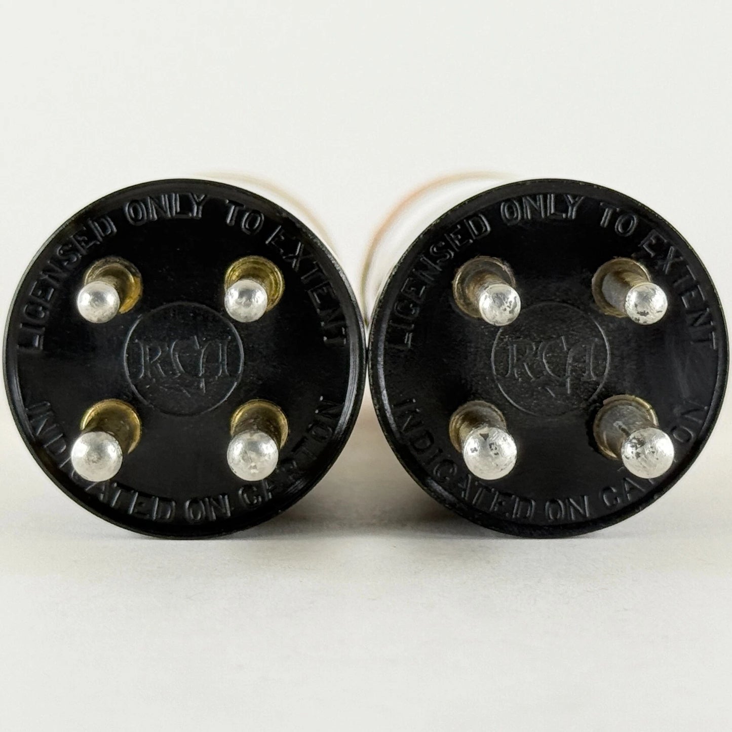 Tested Matched Pair of RCA Radiotron UX-120 Tubes Type 20 UX 120 Tubes UX120 (g)