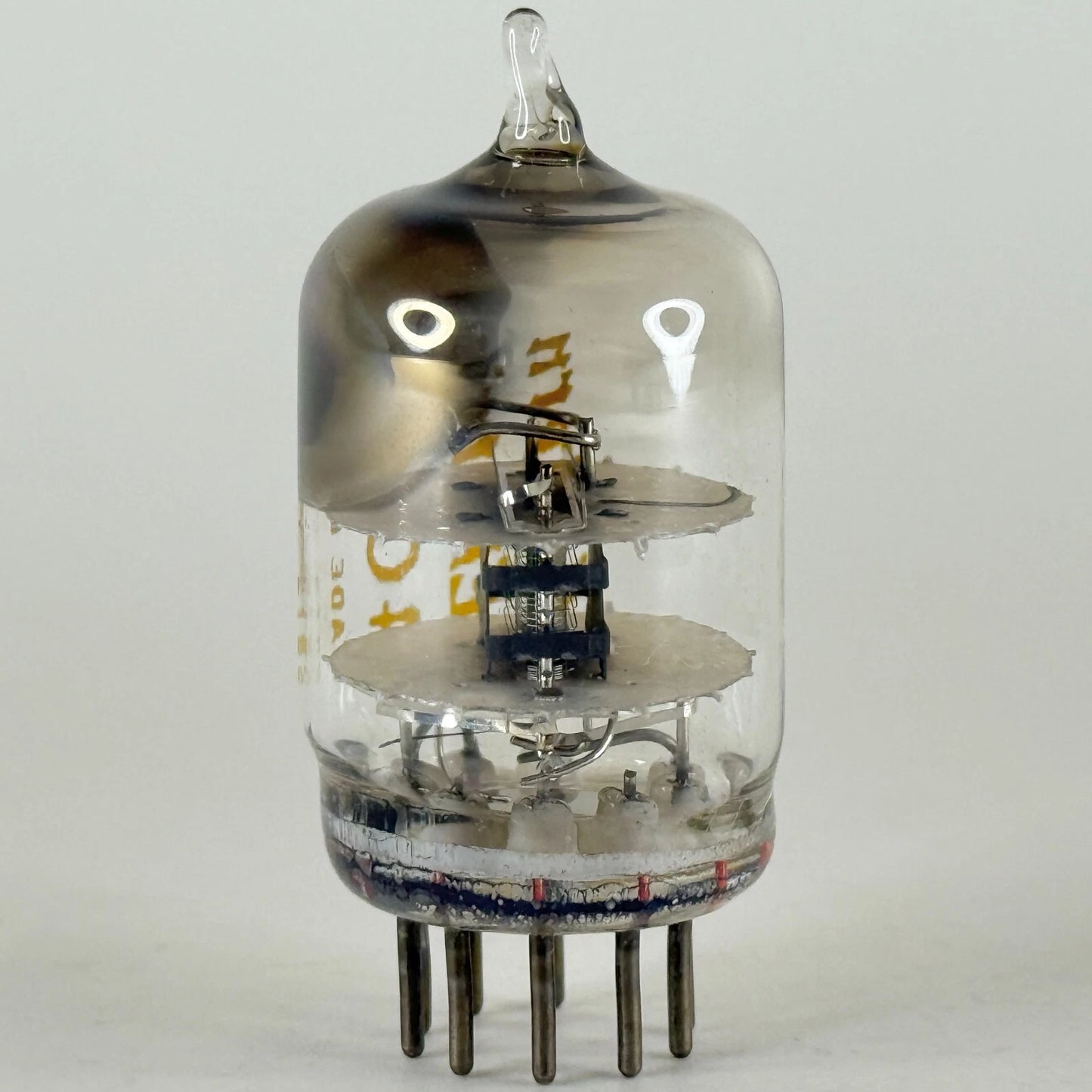 (1) Tested 1958 Western Electric 404A Tube Black Plates Square Getter Code 5813