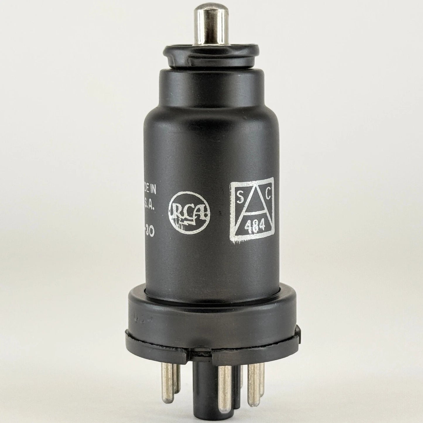 (1) Tested RCA JAN CRC 6K7 Tube Date Code 2-30 Mil-Spec Remote Cut Off Pentode