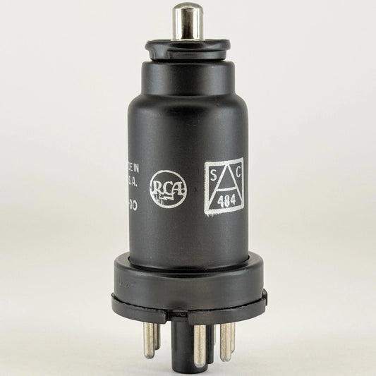 (1) Tested RCA JAN CRC 6K7 Tube Date Code 2-30 Mil-Spec Remote Cut Off Pentode