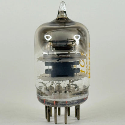 (1) Tested 1958 Western Electric 404A Tube Black Plates Square Getter Code 5813