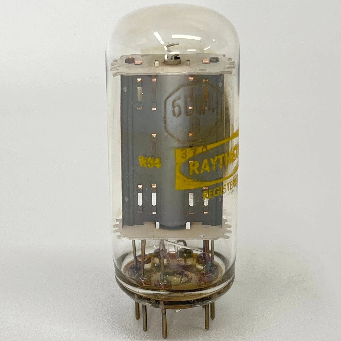 (1) Tested Strong Raytheon 6DW4B Tube Date Code W04 Half Wave Vacuum Rectifier