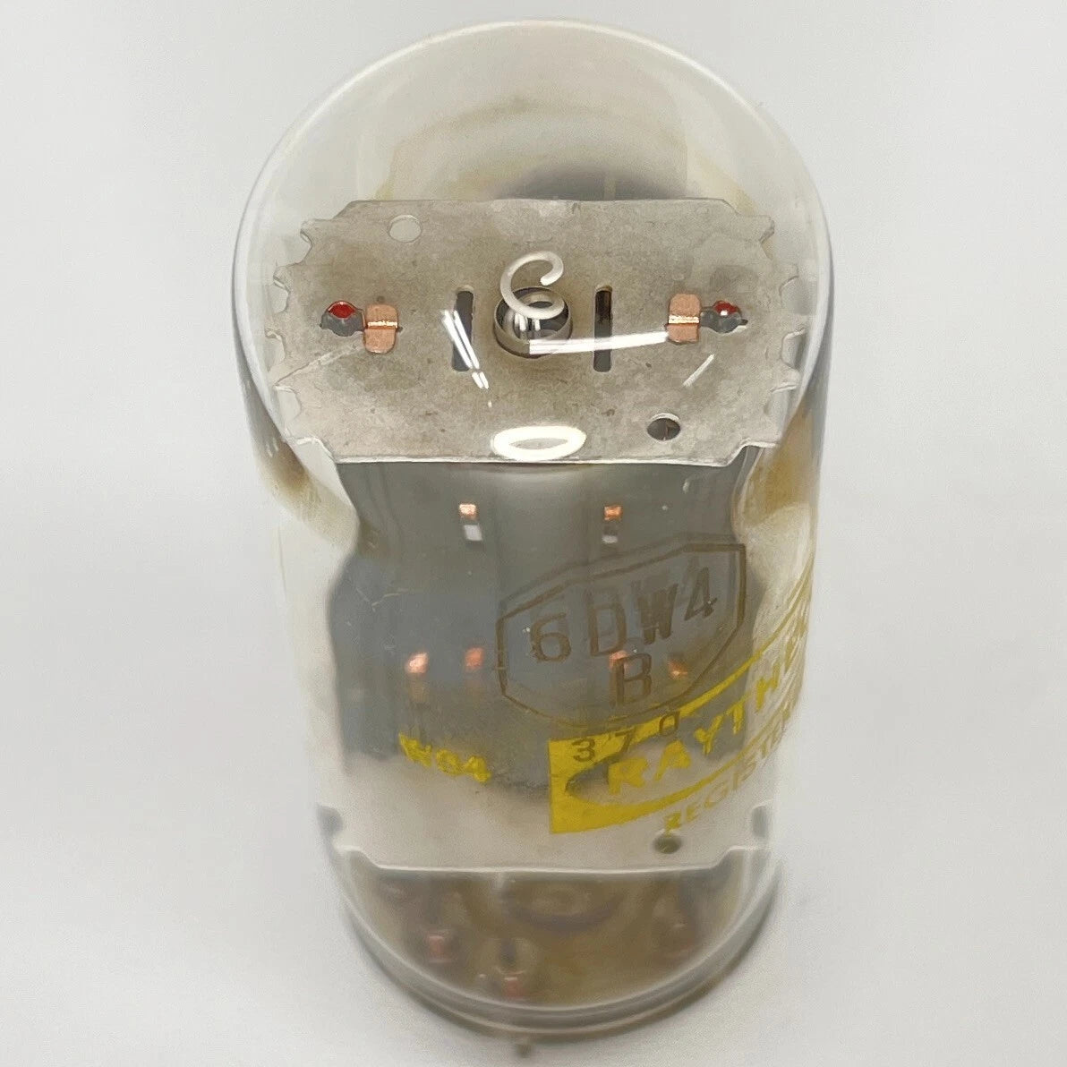 (1) Tested Strong Raytheon 6DW4B Tube Date Code W04 Half Wave Vacuum Rectifier