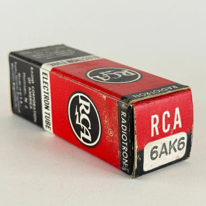 (1) Tested Very Strong RCA 6AK6 Tube with Box Code NHK Power Amplifier Pentode (a)