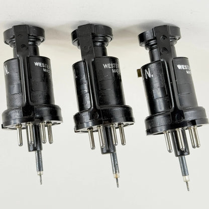 Lot of (3) 1943 Western Electric 726B Tubes and Boxes Tuned Oscillator Tubes
