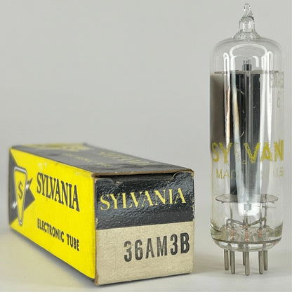 (1) Tested Sylvania 36AM3B Tube with Box Date Code BAX 36AM3 B Tube (a)