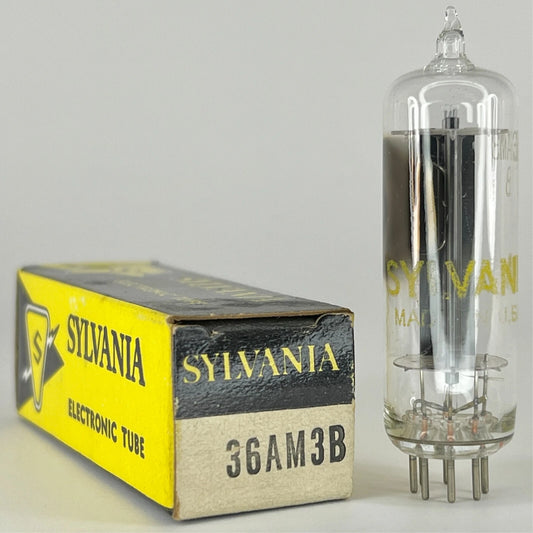 (1) Tested Sylvania 36AM3B Tube with Box Date Code BAX 36AM3 B Tube (a)