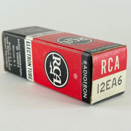 (1) Tested RCA 12EA6 Tube Silver Plate with Box Date Code NM Pentode Tube (d)