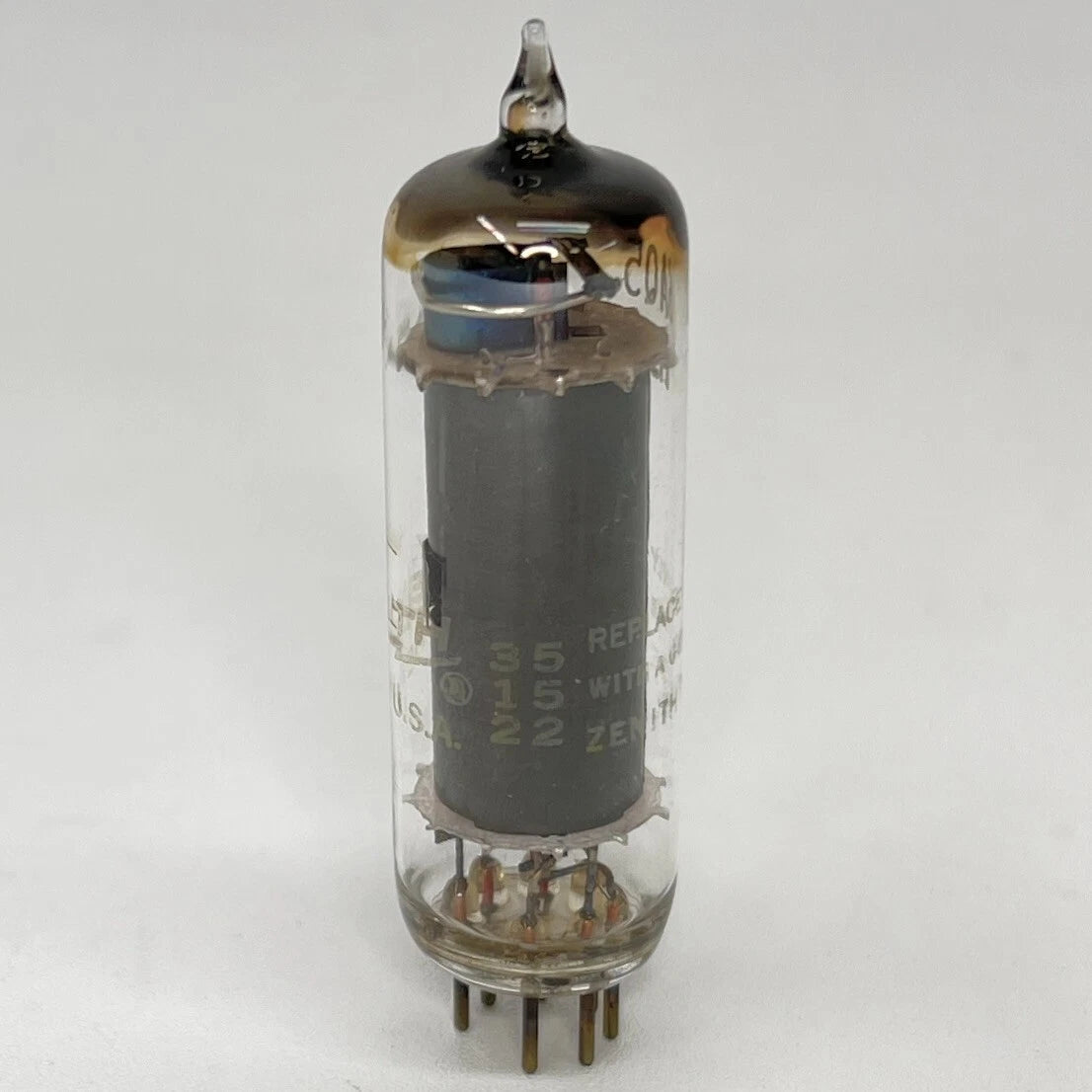 (1) Tested Zenith 6AQ5 Tube Date Code 552 Zenith Vintage Beam Power Vacuum Tube