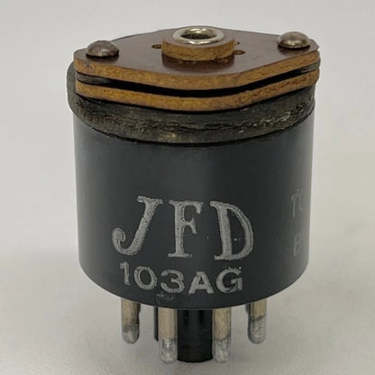Vintage JFD Sockette 103AG Radio Tube Socket Adapter 1Q5 Tube to 3S4 Tube (a)