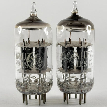 Tested Matched & Balanced Pair GE 12AU7A/ECC82 Tubes Codes HH 12AU7 A Tubes