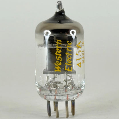 (1) Tested 1971 Western Electric 415A Tube Black Plate O Ring Getter Code 7152