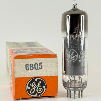 (1) Tested Very Strong GE 6BQ5 Tube with Box Date Code 59-35 Beam Power Tube