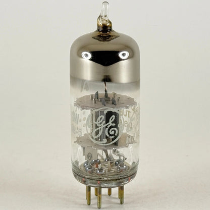 (1) Tested GE 6J6A Tube Code SW General Electric 6J6 A Medium Mu Twin Triode