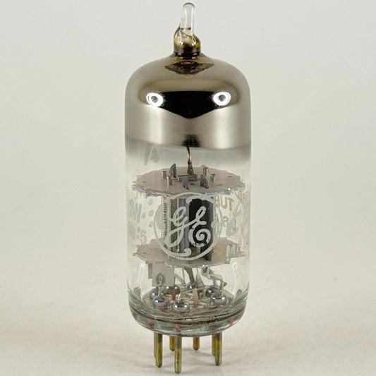 (1) Tested GE 6J6A Tube Code SW General Electric 6J6 A Medium Mu Twin Triode