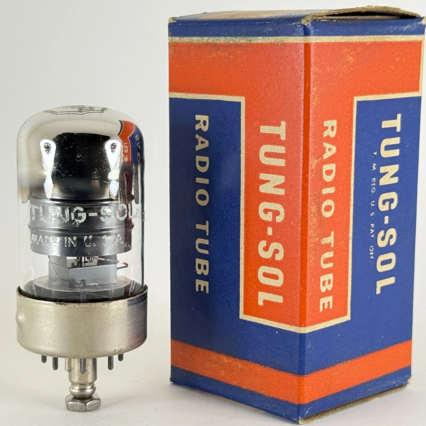(1) Tested 1958 Tung Sol 14R7 Tube with Box Date Code 826 Twin Diode Pentode (b)