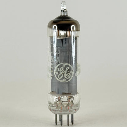(1) Tested Strong GE 6CU5 with Box Date Code MK Gray Plate Power Pentode Tube