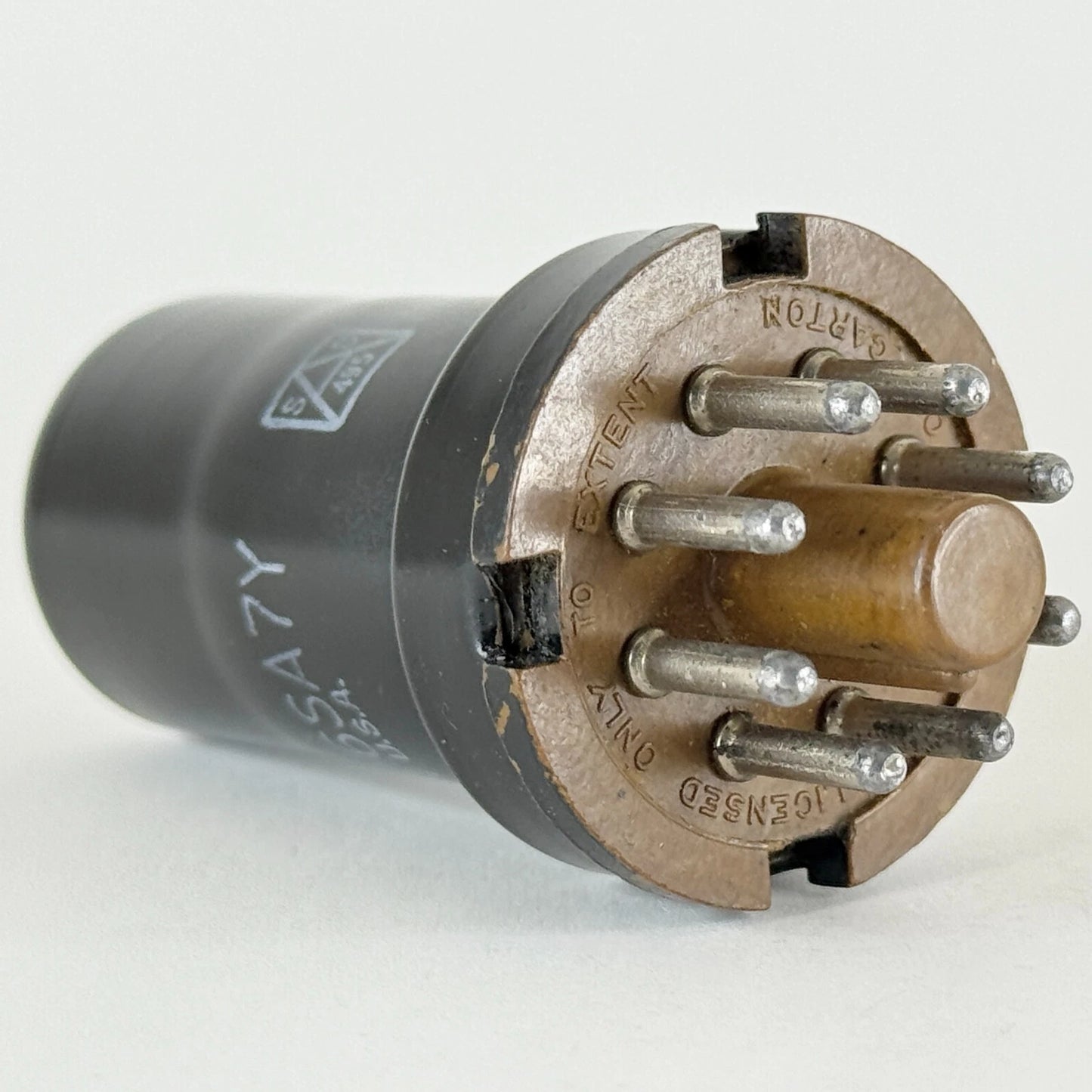 (1) Tested 1952 GE JAN CG 6SA7 Tube Code 2-04 JAN-CG-6SA7Y Pentagrid Converter