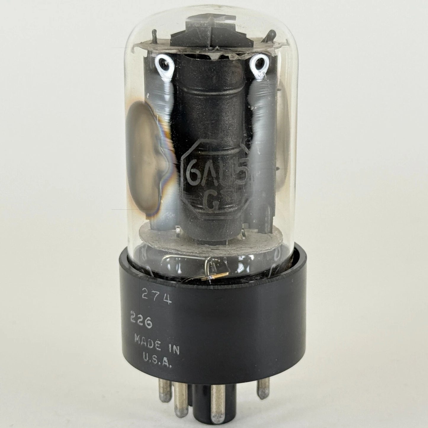 (1) Tested Delco 6AU5GT Tube Date Code 226 RCA EIA 6AU5 GT Beam Power Tube