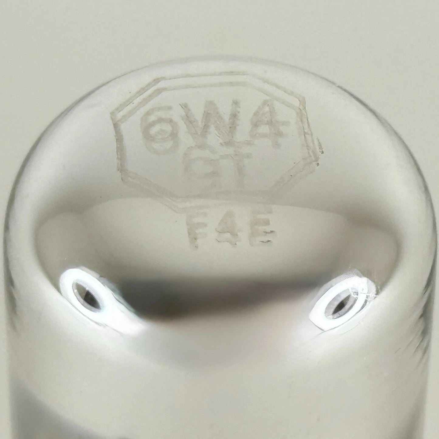 (1) Tested 1954 Sylvania 6W4GT Tube with Box Date Code AM 6W4 GT Rectifier Tube