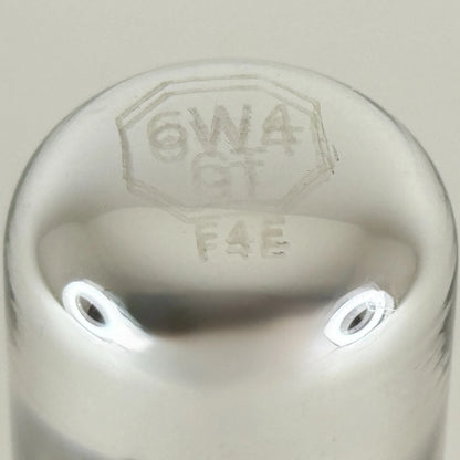 (1) Tested 1954 Sylvania 6W4GT Tube with Box Date Code AM 6W4 GT Rectifier Tube
