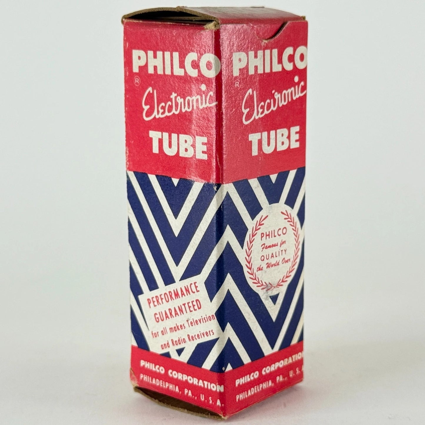 (1) Tested Philco 6AU8A Tube with Box Date Code 6504 Triode Pentode