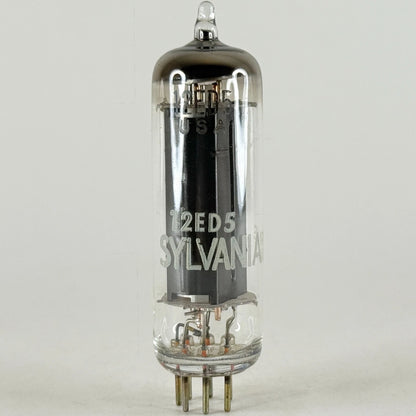 (1) Tested Very Strong Sylvania Export 12ED5 Tube with Box Date Code RAE (b)