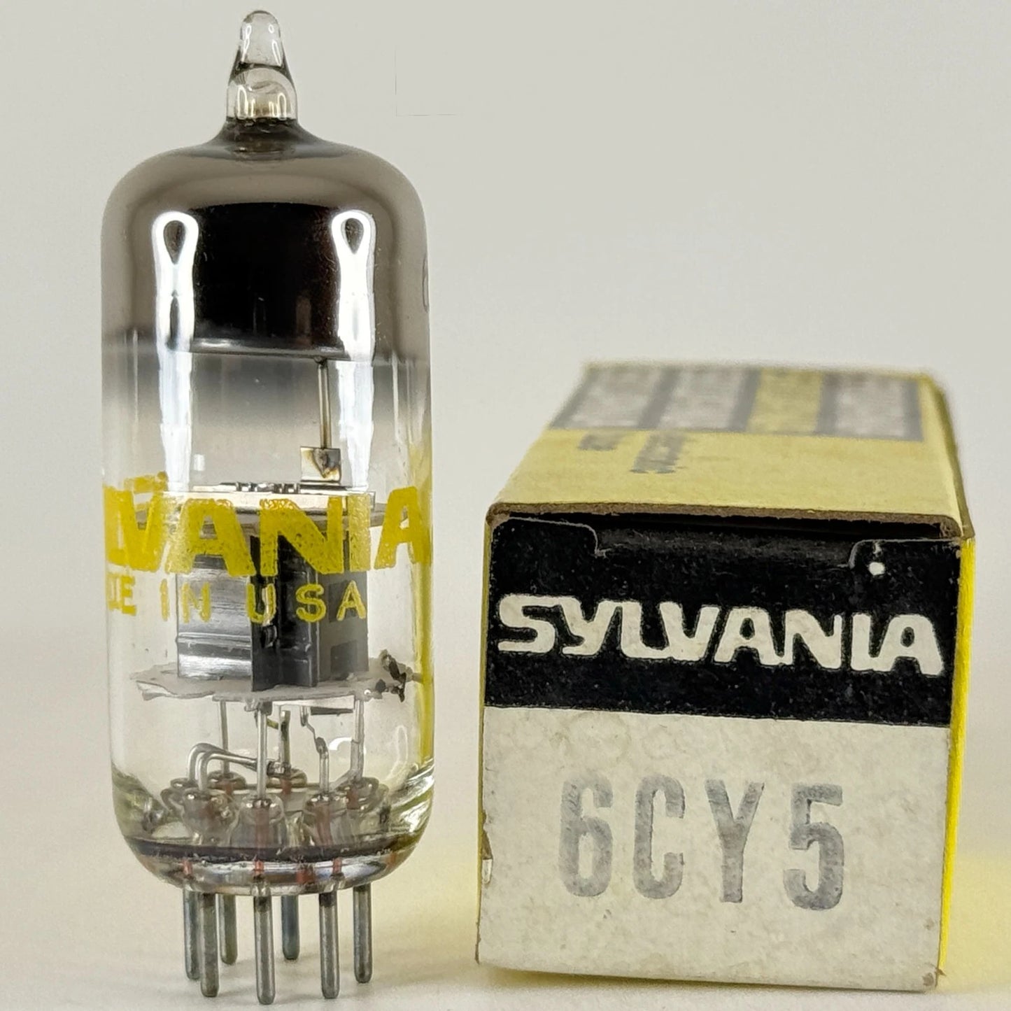 (1) Tested Sylvania 6CY5 Tube with Box Date Code ha ABO Tetrode Tube