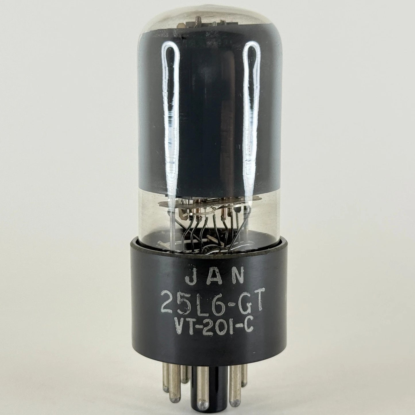 (1) Tested RCA JAN 25L6GT Tube VT-201-C Date Code K6E 25L6 GT Beam Power Tube