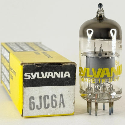 (1) Tested Strong Sylvania 6JC6A Tube with Box Code ae AKN 6JC6 A Pentode Tube
