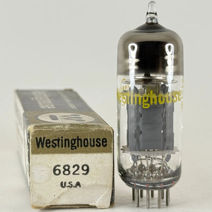 (1) Tested Westinghouse 6829 Tube with Box Date Code 226 Double Triode Tube
