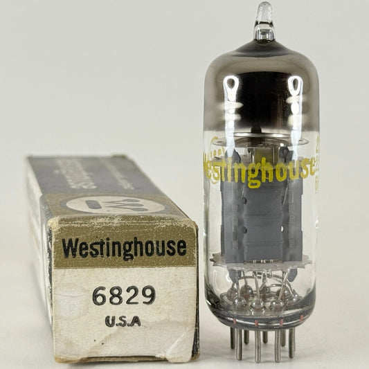 (1) Tested Westinghouse 6829 Tube with Box Date Code 226 Double Triode Tube