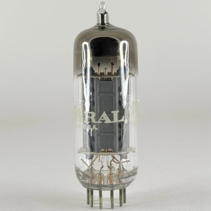(1) Tested Admiral 6CG7 Tube Date Code 85-39 Gray Plates Halo Getter Twin Triode