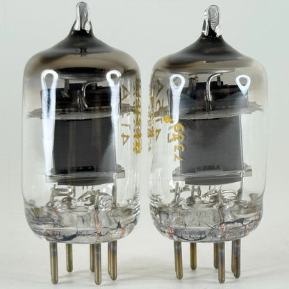 Tested Matched Pair 1973 Western Electric 415A Tubes O Ring Halo Codes 7339