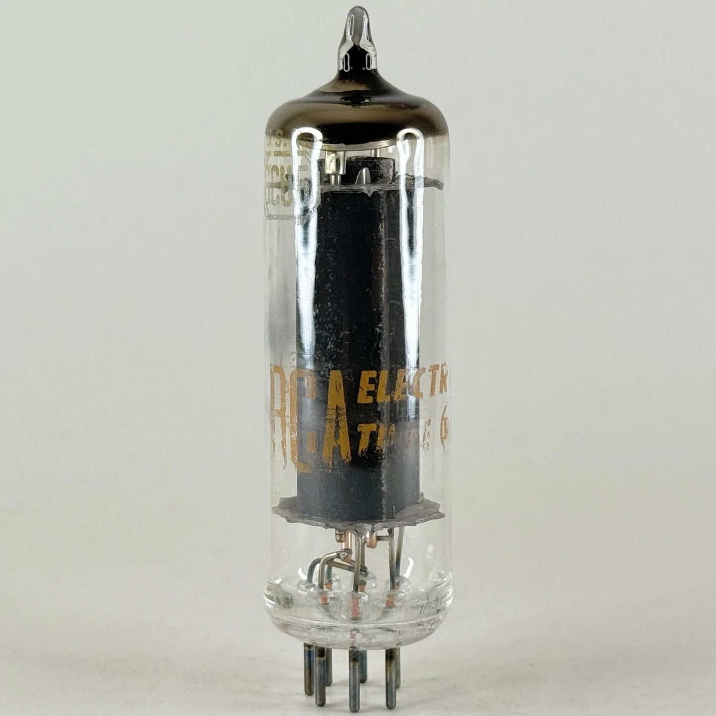 (1) Tested RCA 6CU5 with Box Date Code NF Black Plate Beam Power Pentode Tube