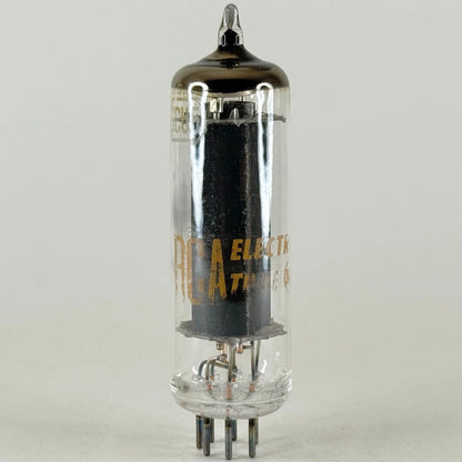 (1) Tested RCA 6CU5 with Box Date Code NF Black Plate Beam Power Pentode Tube