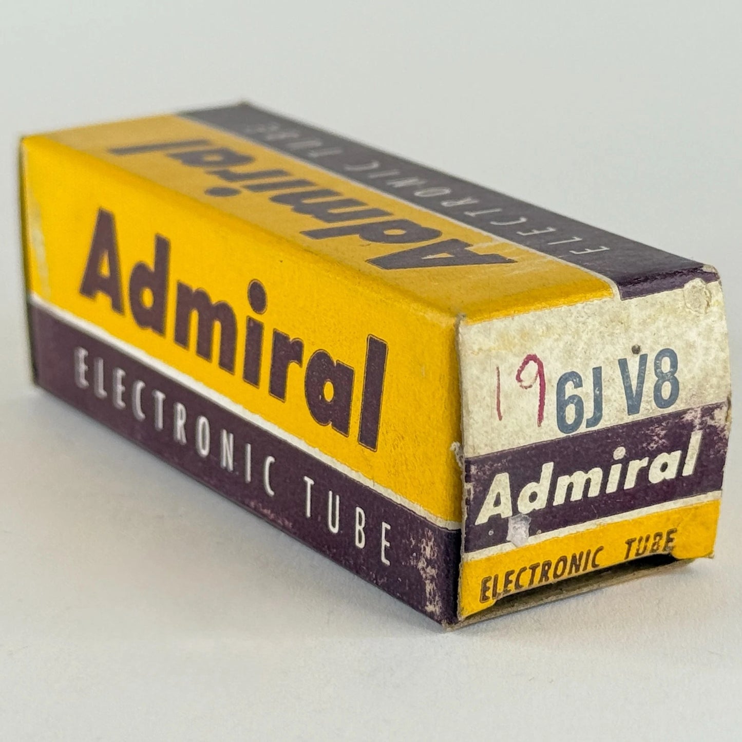 (1) Tested Admiral 6JV8 Tube and Box Date Code 63-44 Tung Sol EIA Triode Pentode