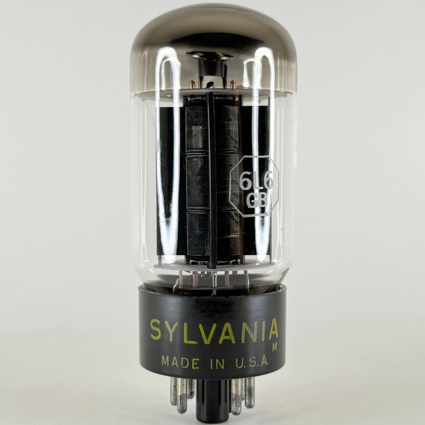 (1) Tested Sylvania 6L6GB Tube Date Code MLU FA 6L6 GB Beam Power Tube