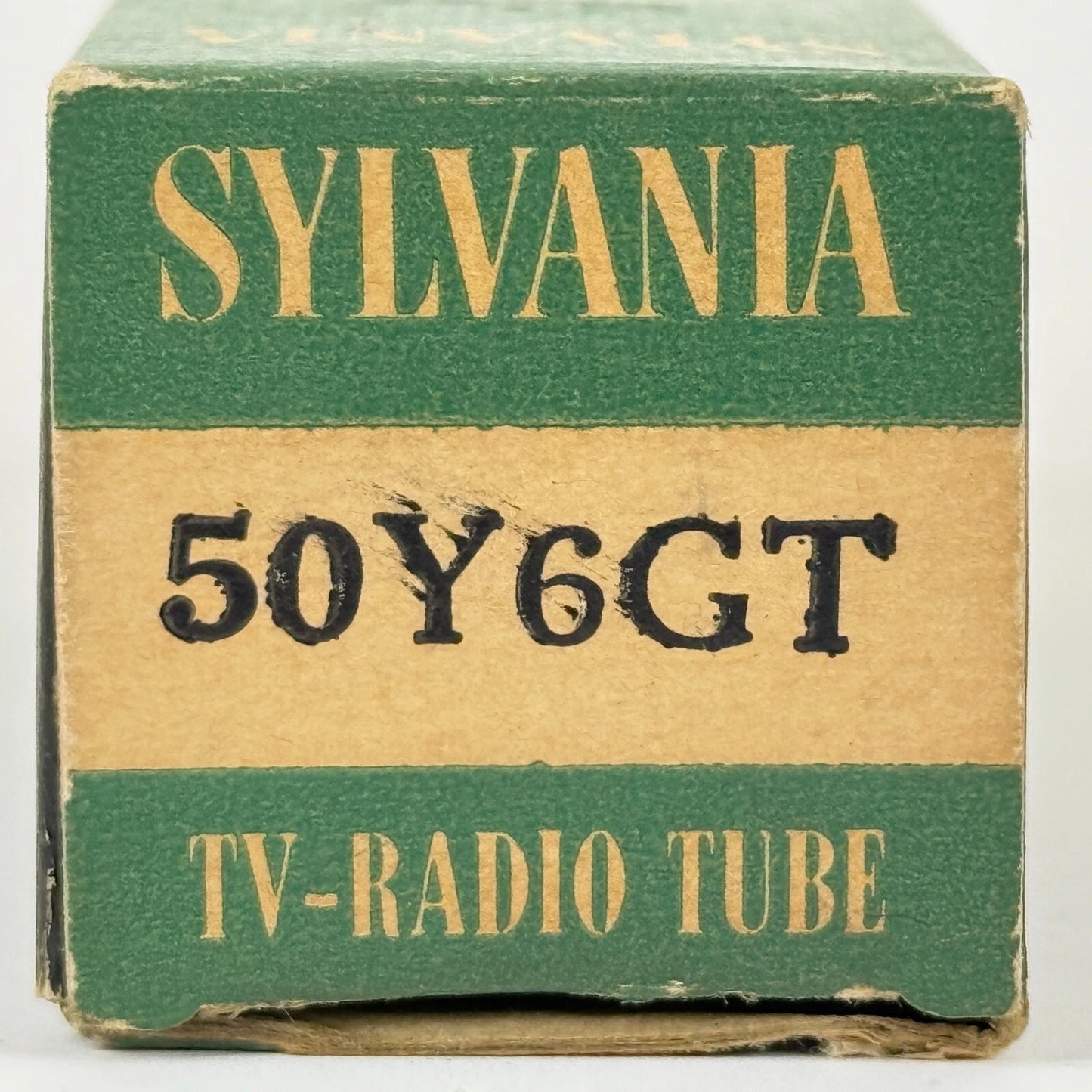 (1) Tested 1954 Sylvania 50Y6GT Tube with Box Code 439 Sylvania 50Y6 GT Tube