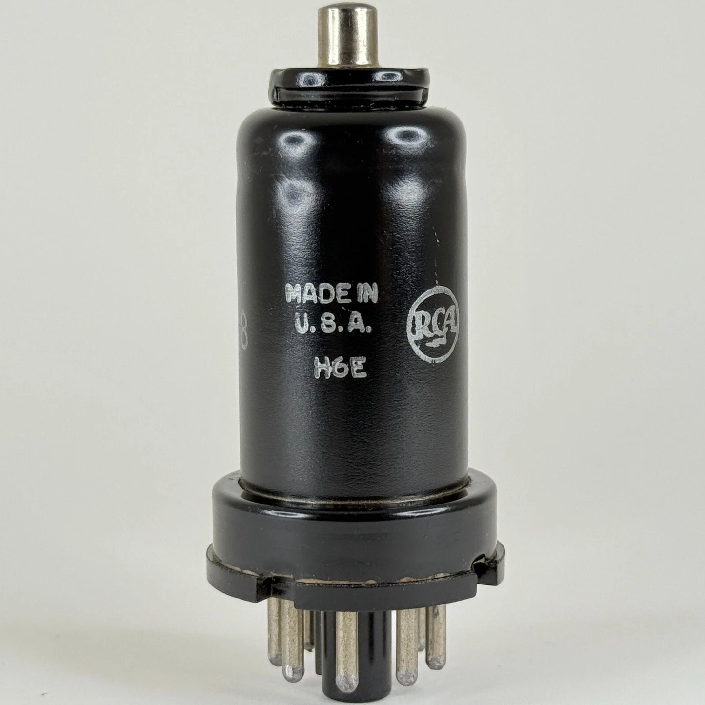 (1) Tested 1945 RCA JAN CRC 6K8 Tube with Box Date Code H6E Mil-Spec VT 167 Tube