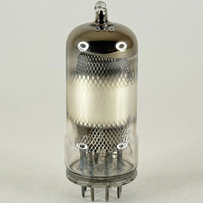 (1) Tested Valvo EBC41 Tube (6CV7) Rimlock Base Code 378 Double Diode Triode