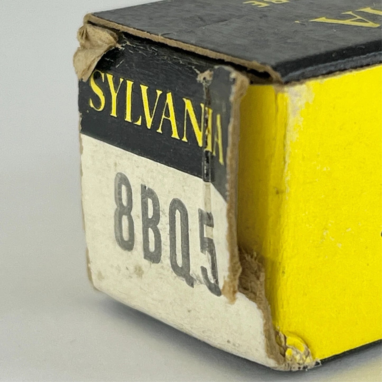 (1) Tested Sylvania 8BQ5 Tube with Box Date Code NR DDG Power Pentode Tube
