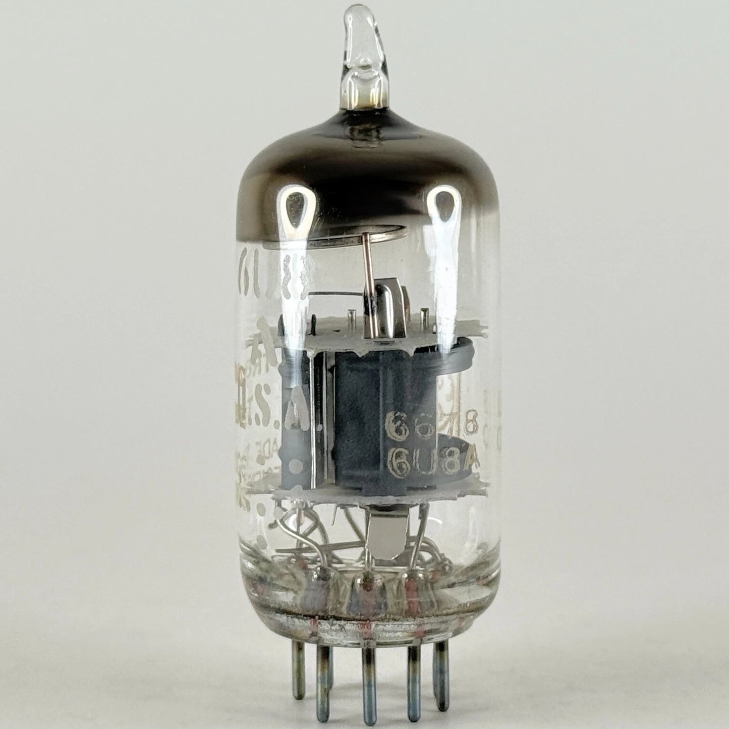(1) Tested GE CGE 6U8A Tube Date Code L8CO Triode Pentode Converter 6U8 A Tube