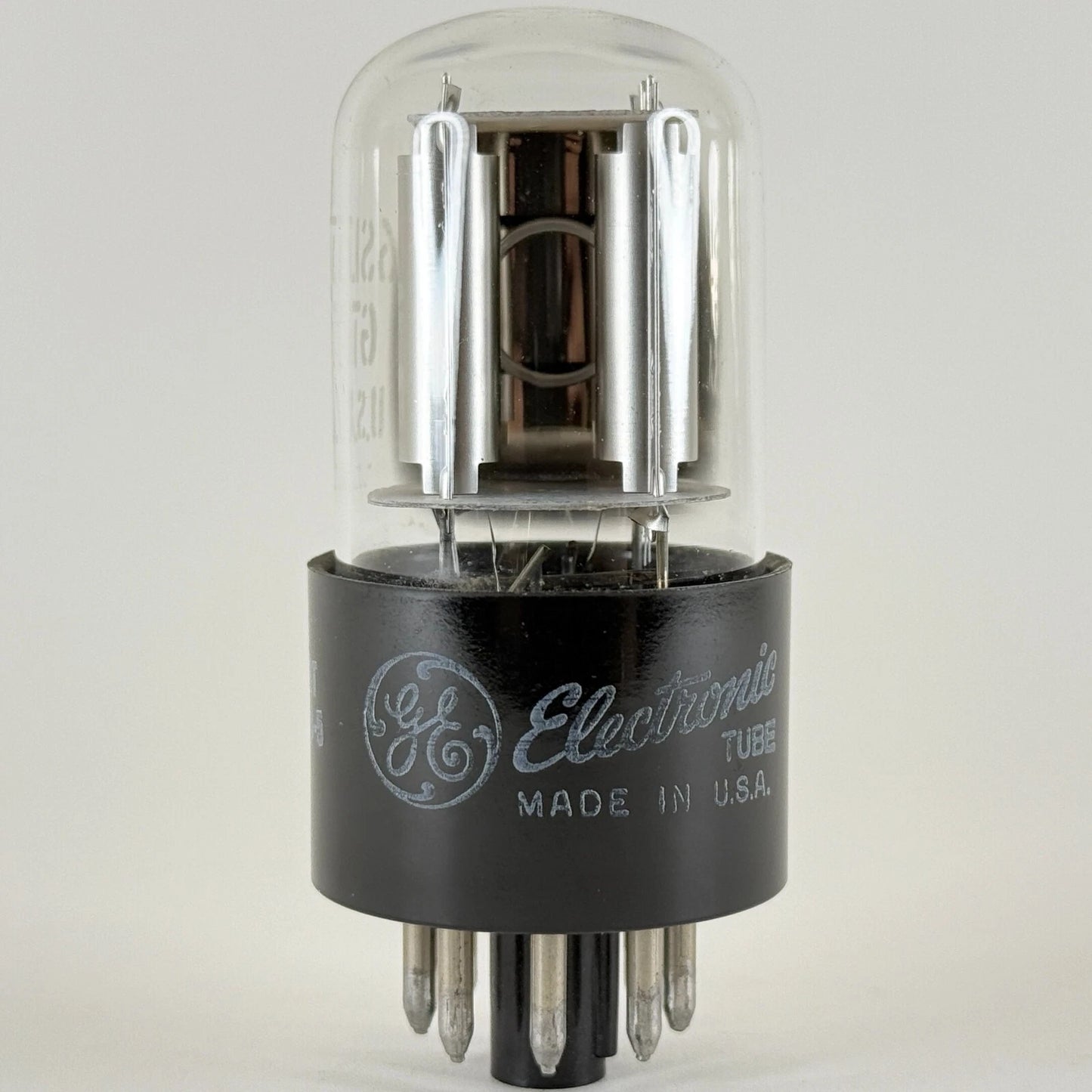 (1) Tested GE 6SL7GT Tube Silver Plates Date Code MT 6SL7 GT Twin Triode Tube