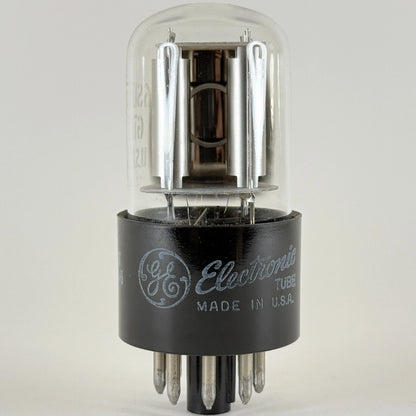 (1) Tested GE 6SL7GT Tube Silver Plates Date Code MT 6SL7 GT Twin Triode Tube